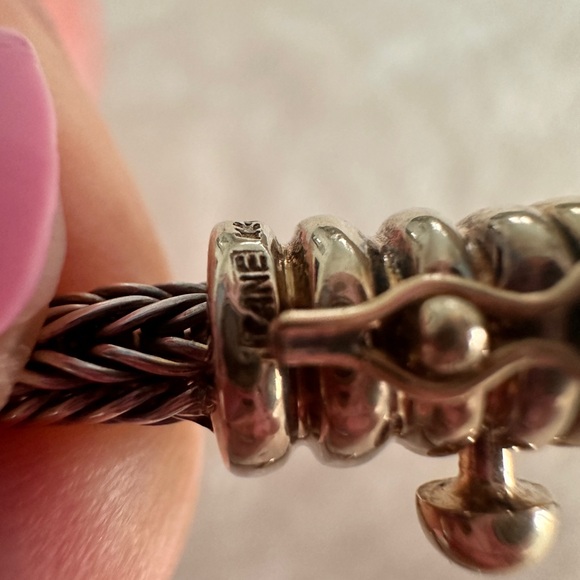 SOLD MEXICO DESIGNER TANE STERLING SILVER and GOLD KNOT NECKLACE & BRACELET - Picture 6 of 7